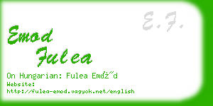 emod fulea business card